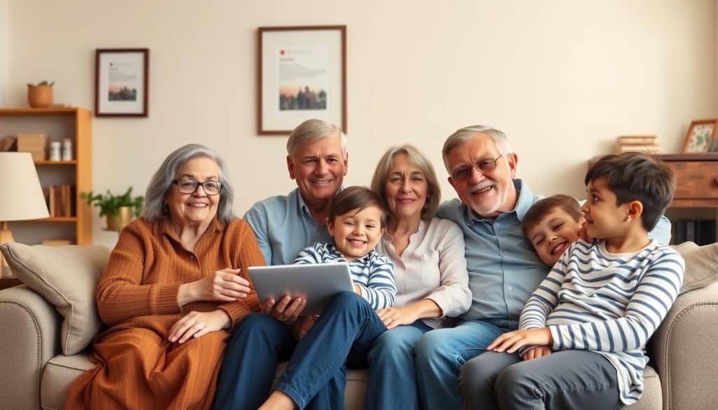 Family enjoying peace of mind with life insurance with living benefits protection