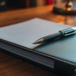 Life insurance with living benefits concept showing a policy document with medical bills and financial protection