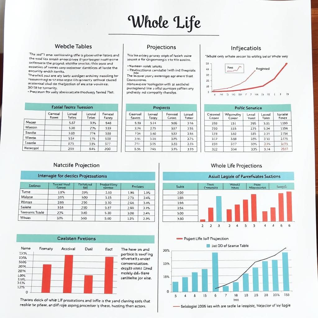 Sample policy illustration for whole life insurance Sample policy illustration for whole life insurance