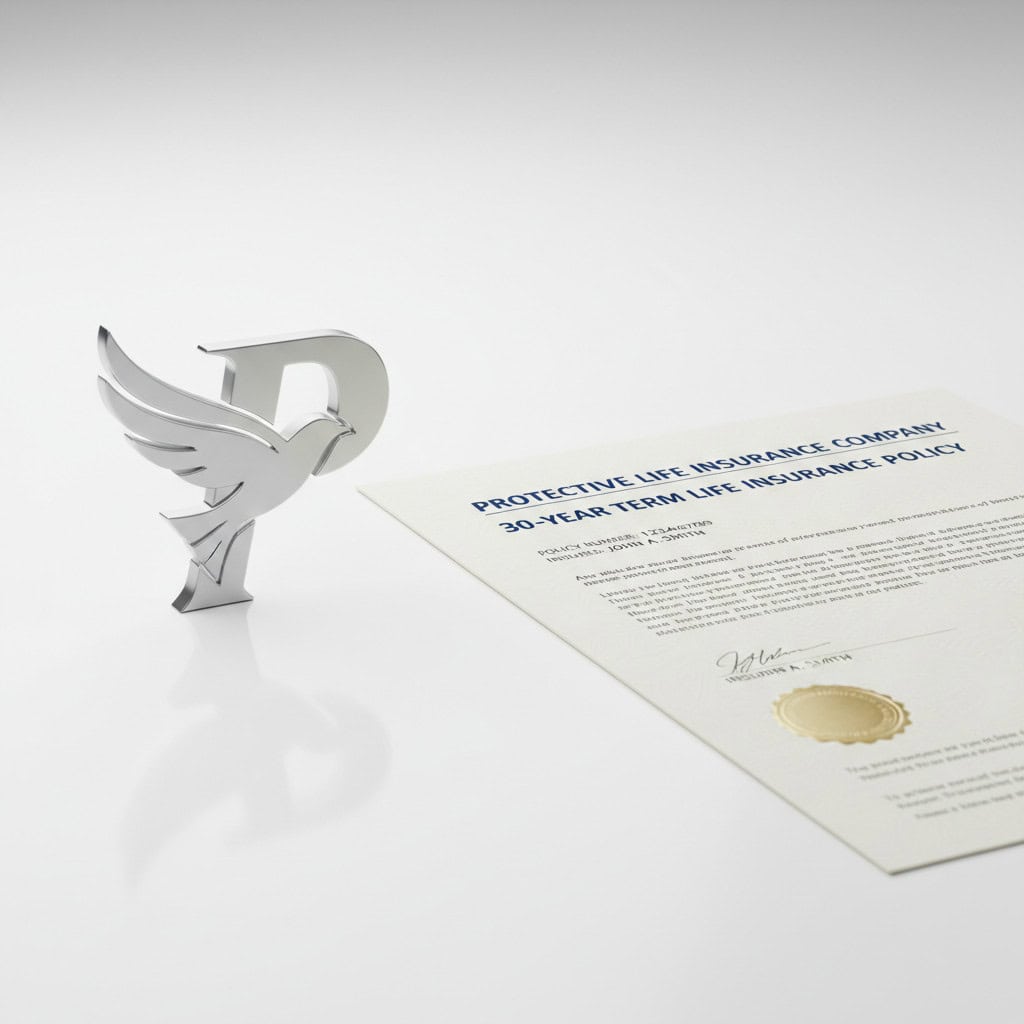 Protective Life Insurance logo and policy document