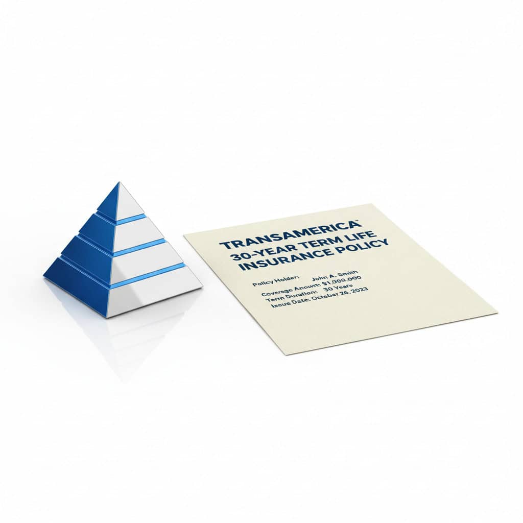 Transamerica logo and policy document